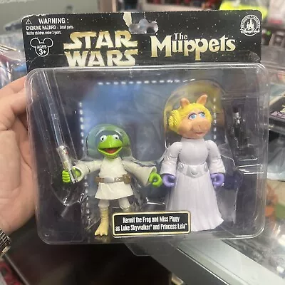 Star Wars The Muppets Kermit The Frog/Miss Piggy As Luke Skywalker/Princess Leia • $99.94