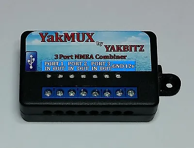 YakMUX 3 Port NMEA Combiner/Multiplexer USB Adaptor • $83.30