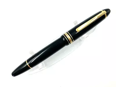 MONTBLANC 14K Gold 585 MEISTERSTUCK 146 Piston Fountain Pen Black • $216.50