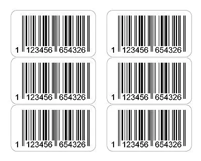 Your EAN Barcode Numbers Printed To Labels / Stickers - No EAN Codes Provided 21 • £4.05