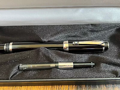 Montblanc Boheme Black Noir Platinum Plated Medsize F.P Used Germany 🇩🇪 • $499