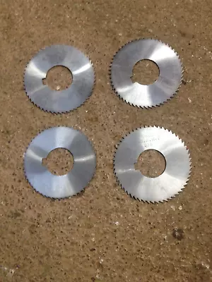 Thurco HSR M2 Milling Cutter Slitting Saw 2.50- 2.75 X .036 X 1” Lot Of 4 • $15.99