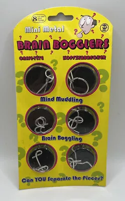 Mini Metal Brain Boggler Metal Wire Puzzle Brain Teaser 8 Years  • £4.99