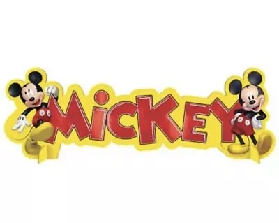 MICKEY MOUSE  STAND UP CENTERPIECE ~ Birthday Party Supplies Decoration 14” • $8.75