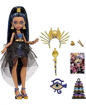 Monster High Cleo De Nile Doll In Ball Party Dress With Themed Accessories NIB • $19.50