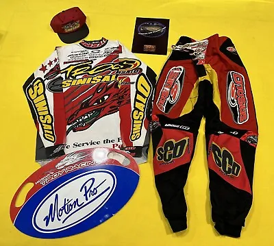 Nos Sinisalo Vintage Motocross Fox Racing Jt Honda Of Troy Supercross Dirtbike • $989