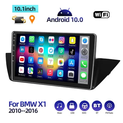 10.1  Android 10 Car Stereo Radio GPS BT WIFI FM USB 1+16G For BMW X1 2010-2016 • $99.99