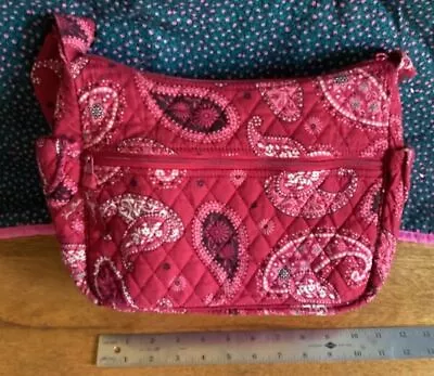 Vera Bradley Mesa Red Medium Shoulder Bag-Fall 2006-Gently Used • $9.99