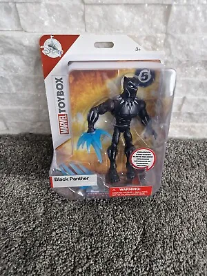 Disney Store Toybox Marvel Black Panther Figure Toy Box BNWT  • £9.99