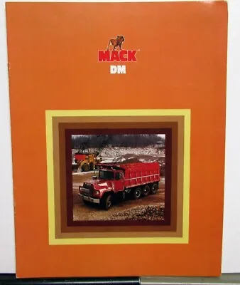 1980 Mack Trucks DM Series Construction Features Sales Brochure Original • $21.60