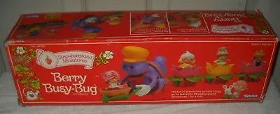 #11577 Vintage Kenner Strawberry Shortcake Miniatures Berry Busy Bug No Figures  • $80.99