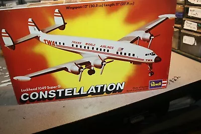 1974 Revell TWA Lockheed 1049 Super G Constellation Model Kit Open Box Complete • $21