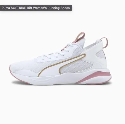 $54.90 • Buy PUMA SOFTRIDE Rift Women Running Shoes White Pink Size US 6.5 UK 4 EU 37 23CM