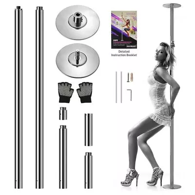 $123.99 • Buy SereneLife Professional Portable & Removable Stripper Fitness Dancing Pole,
