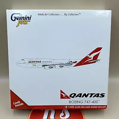 Gemini Jets 1/400 BOEING 747-400 QANTAS Diecast GJQFA1440 • $80