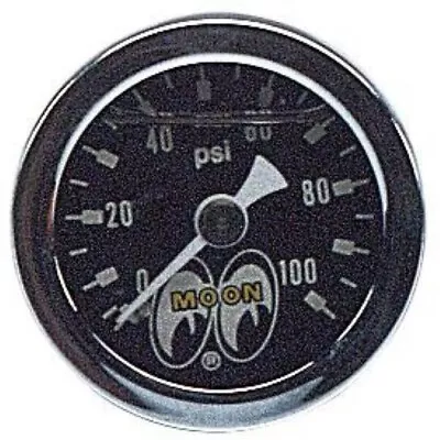 Mooneyes Fuel Pressure Gauge Direct Mount  0-100 Lbs • $39.99