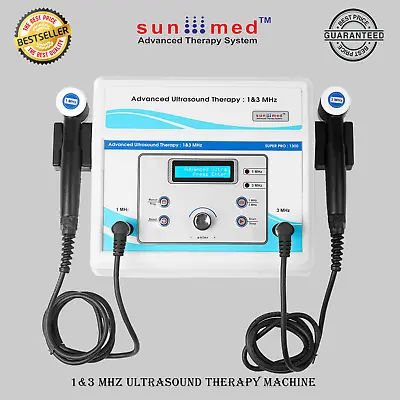 Professional Ultrasound Dual Frequency 1&3 MHz Therapy Machine For Pain Relief • £163.08