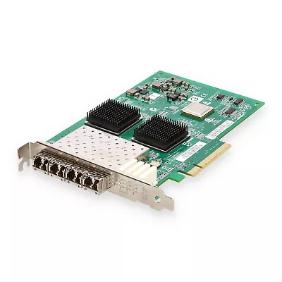 Dell QLogic QLE2564 8GB 4-Port Fibre PCI-E HBA High Profile Bracket - 045GPC • £39.99