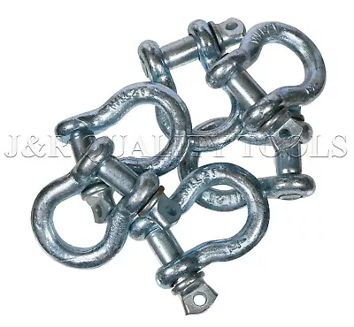 1/2  D Ring Clevis Bow Shackle Screw Pin Rigging Towing Pulling 2 Ton / 10pc Lot • $39.95