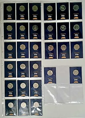 50p Coins Olympic Games 2012 Full Set In Change Checker • £199