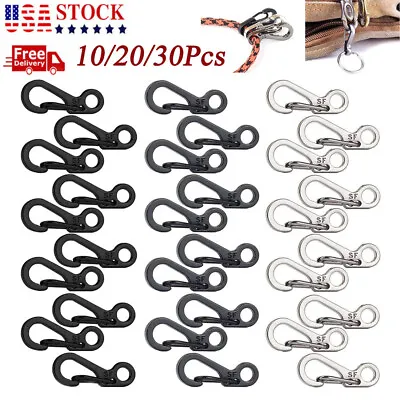 10-30X Mini SF Aluminum Spring Carabiner Clip Keychain Outdoor Snap Camping Hook • $12.98