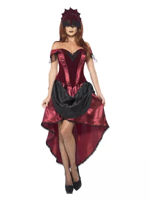 Adult Venetian Temptress Burlesque Masquerade Saloon Costume  • $34.99