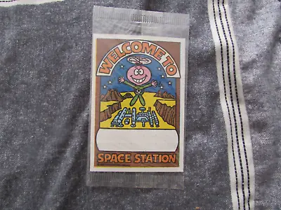 Welcome To Space Station Door Sign 1980 Quaker Oats Cereal Premium Sealed • $1