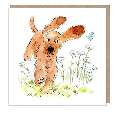 Blank Card- Quality Greeting Card - Cocker Spaniel Design- Blank Inside  • £3.65