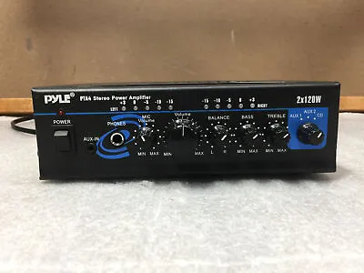 Pyle Home PTA4 Mini Multi-Channel Stereo Power Amplifier 2 X 120Watt • $49.99