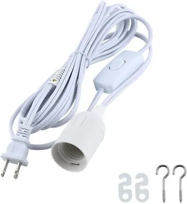 $8.99 • Buy 360W 12Ft Extension Hanging Lantern Pendant Light Lamp Cord Cable E26/E27 Socket