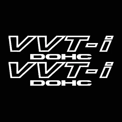9.5  Lg VVTI DOHC Funny JDM VVT-i Bumper Diecut Car Window Vinyl Decal Sticker • $7.66