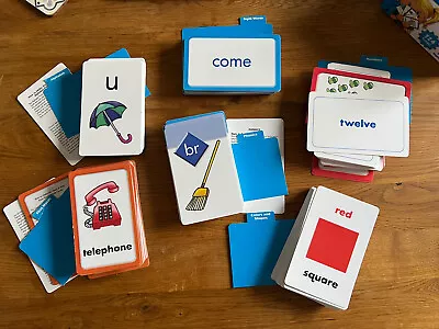 Brighter Child Early Learning Flash Cards 4+ Boxed Phonics Numbers And More • £6