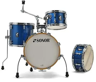 Sonor AQX Jungle 4-piece Shell Pack - Blue Ocean Sparkle • $579