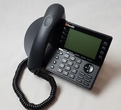 Shoretel IP480 Color Display 8-Line Black Business Office Phone • $30