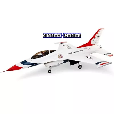 E-Flite EFL87950 F-16 Thunderbirds 80mm EDF BNF Basic W/ AS3X And SAFE Select HH • $599.99