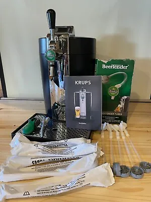 Krups BeerTender Mini Beer Tap Keg Syst Cooling Kegerator B90 BONUS 10 Beer Tube • $89.99