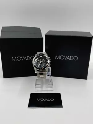 Movado Vizio 83 C5 1890 Stainless Steel Water Resistant Mens Wrist W (EL1095610) • $700