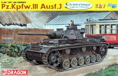 DML6394 1:35 Dragon PzKpfw Panzer III Ausf.J (2 In 1) ~ Smart Kit • $84.79