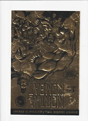 Mortal Kombat #1 - Embossed Gold Foil Edition Cove  1994 • $50