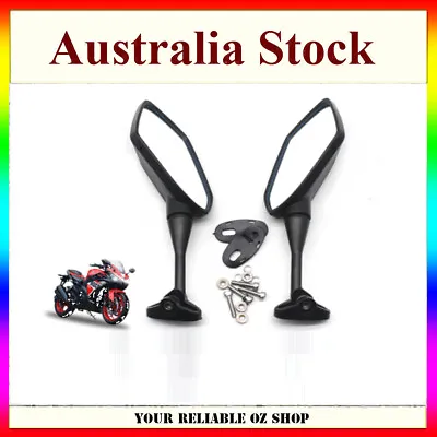 A Pair Side Rear View Mirrors Left & Right KAWASAKI NINJA 250R EX250 08-13 Bike • $27.99