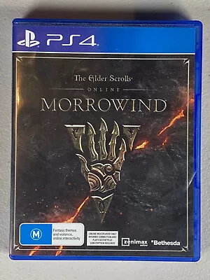 The Elder Scrolls Online Morrowind PS4 Playstation 4 • $3