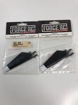 Force Rc Upper Blade Set 2 Packs Fce2021 Rc Helicopter Lot Of 2 • $8
