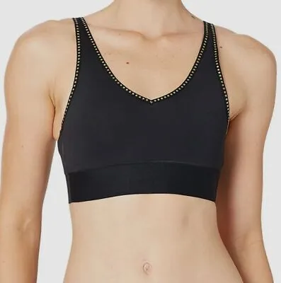 $110 Ultracor Women's Black Zodiac Nebula Lux Nova Bra Size Large • £33.05