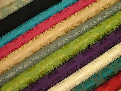£2.99 • Buy Madagascar Designer Curtain Brocade Damask Upholstery Cushion Blind Fabric