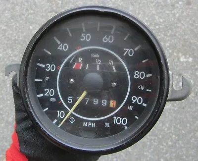 1973 Volkswagen Beetle VDO Speedometer Cluster 58K Untested 113957023N VW 73 • $95