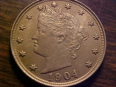 $37 • Buy 1904  Liberty V Nickel NICE ORIGINAL MS UNCIRCULATED COIN