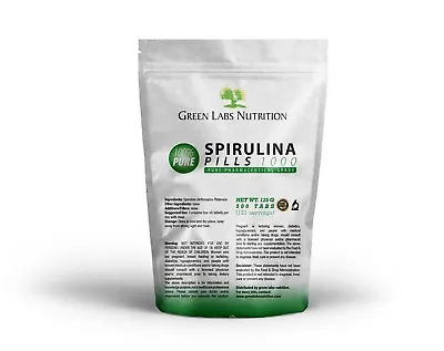 Spirulina Tablets Organic Superfood Algae • $12.99