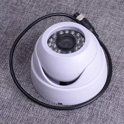 4 Pin 500TV IR Dome Color CCD Reversing Camera CMOS Night Vision LED W/ 5m Cable • $27.55