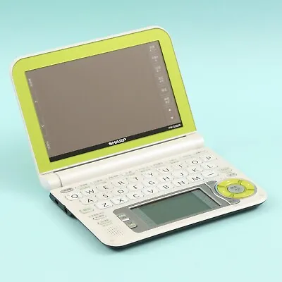 SHARP Brain PW-G5000 Japanese Electronic Dictionary (Lime Green) • $99.95