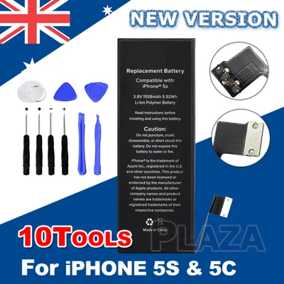 $9.85 • Buy Premium For IPhone 5S 5C Battery Replacement Li-ion 1560mAh Tools Kit